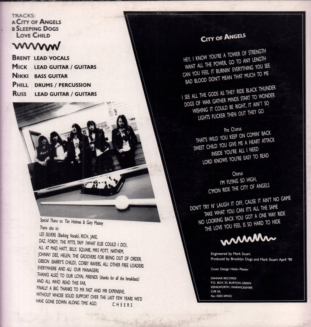 Brooklyn Dogs - Outta' My Way - 12 Inch