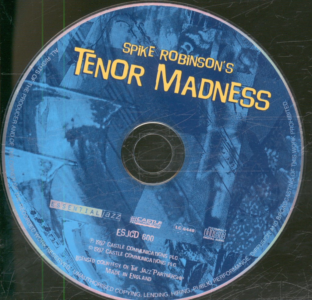 Spike Robinson's Tenor Madness - Spike Robinson's Tenor Madness - Cd