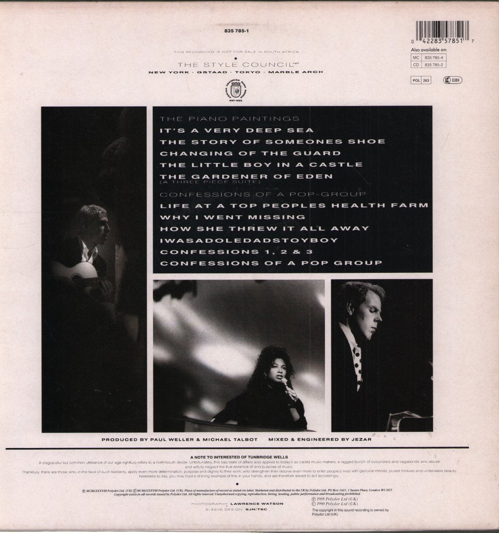 Style Council - Confessions Of A Pop Group - Lp