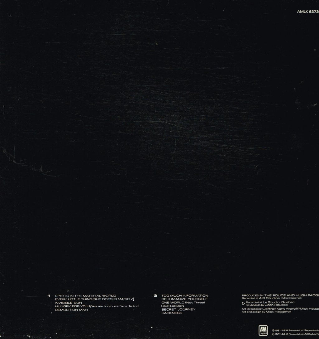 Police - Ghost In The Machine - Lp
