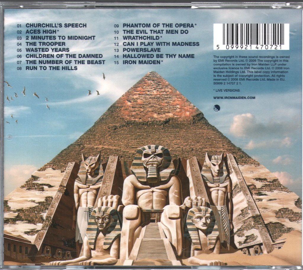 Iron Maiden - Somewhere Back In Time: The Best Of: 1980-1989 - Cd