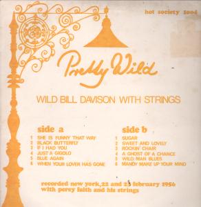 Wild Bill Davison With Strings - Pretty Wild - Lp