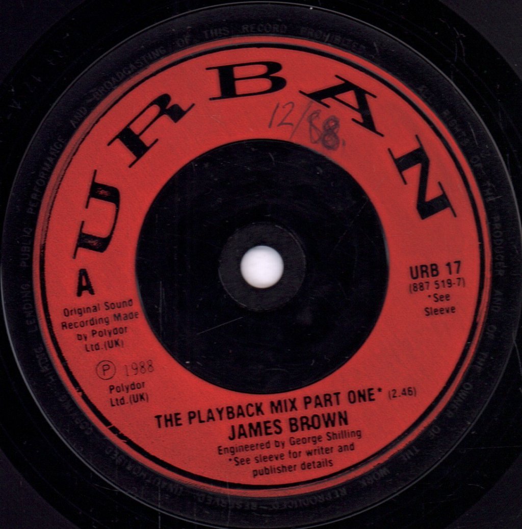 James Brown - Payback Mix Part One - 7 Inch