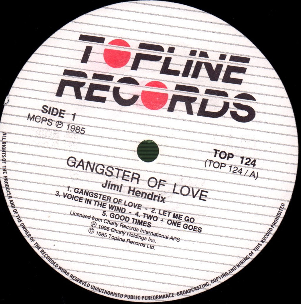 Jimi Hendrix - Gangster Of Love - Lp