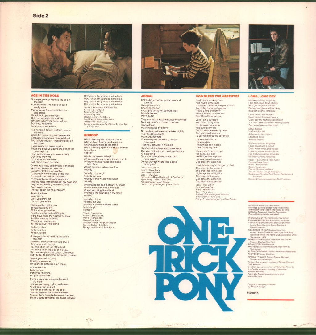 Paul Simon - One Trick Pony - Lp