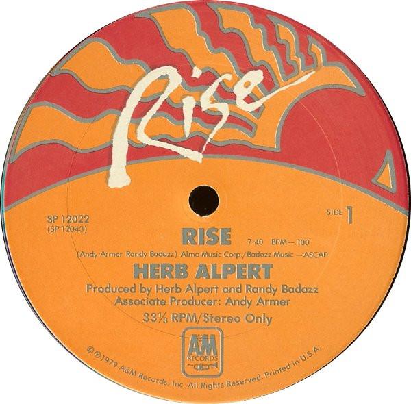 Herb Alpert - Rise - 12 Inch