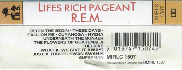 R.E.M. - Lifes Rich Pageant - Cassette