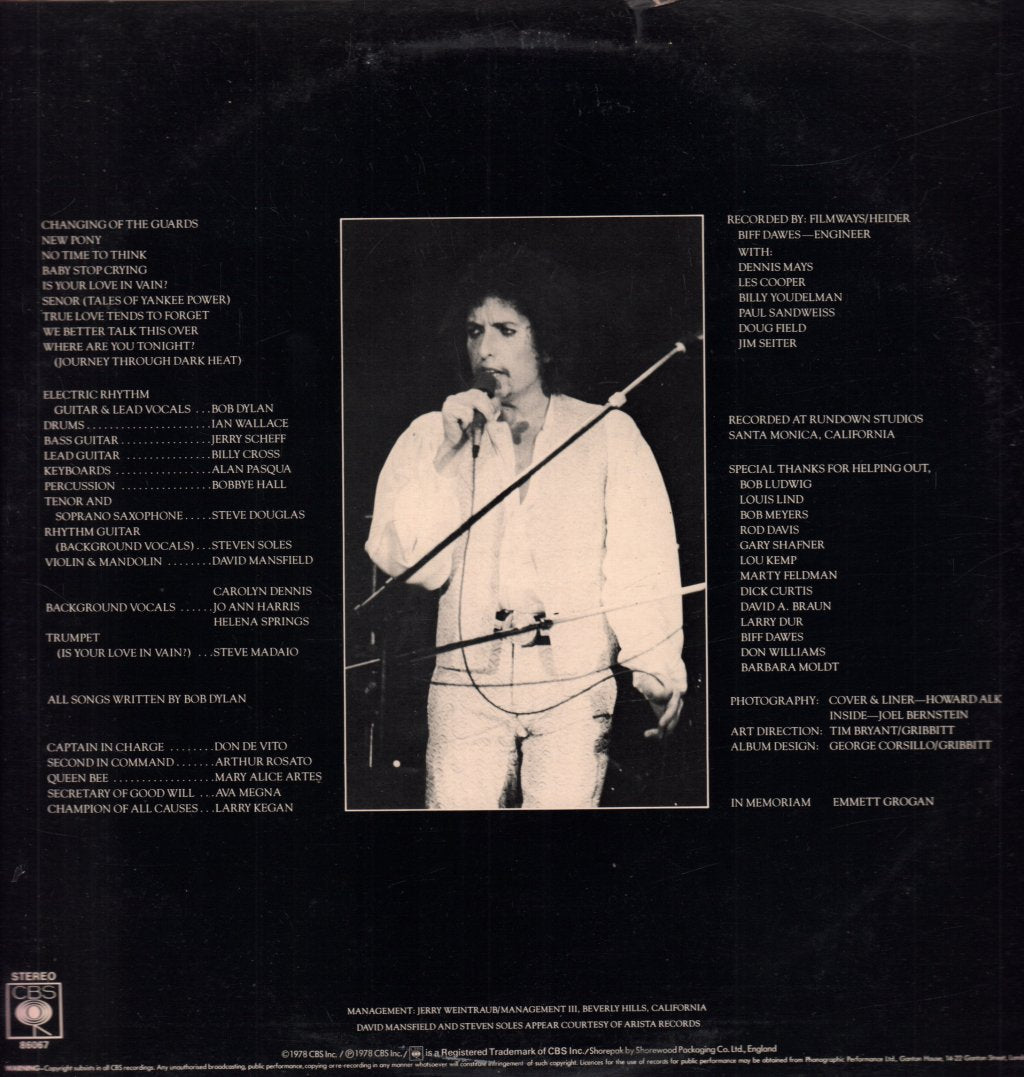 Bob Dylan - Street Legal - Lp