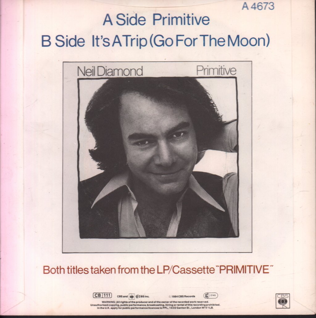 Neil Diamond - Primitive - 7 Inch – Vinyl Tap