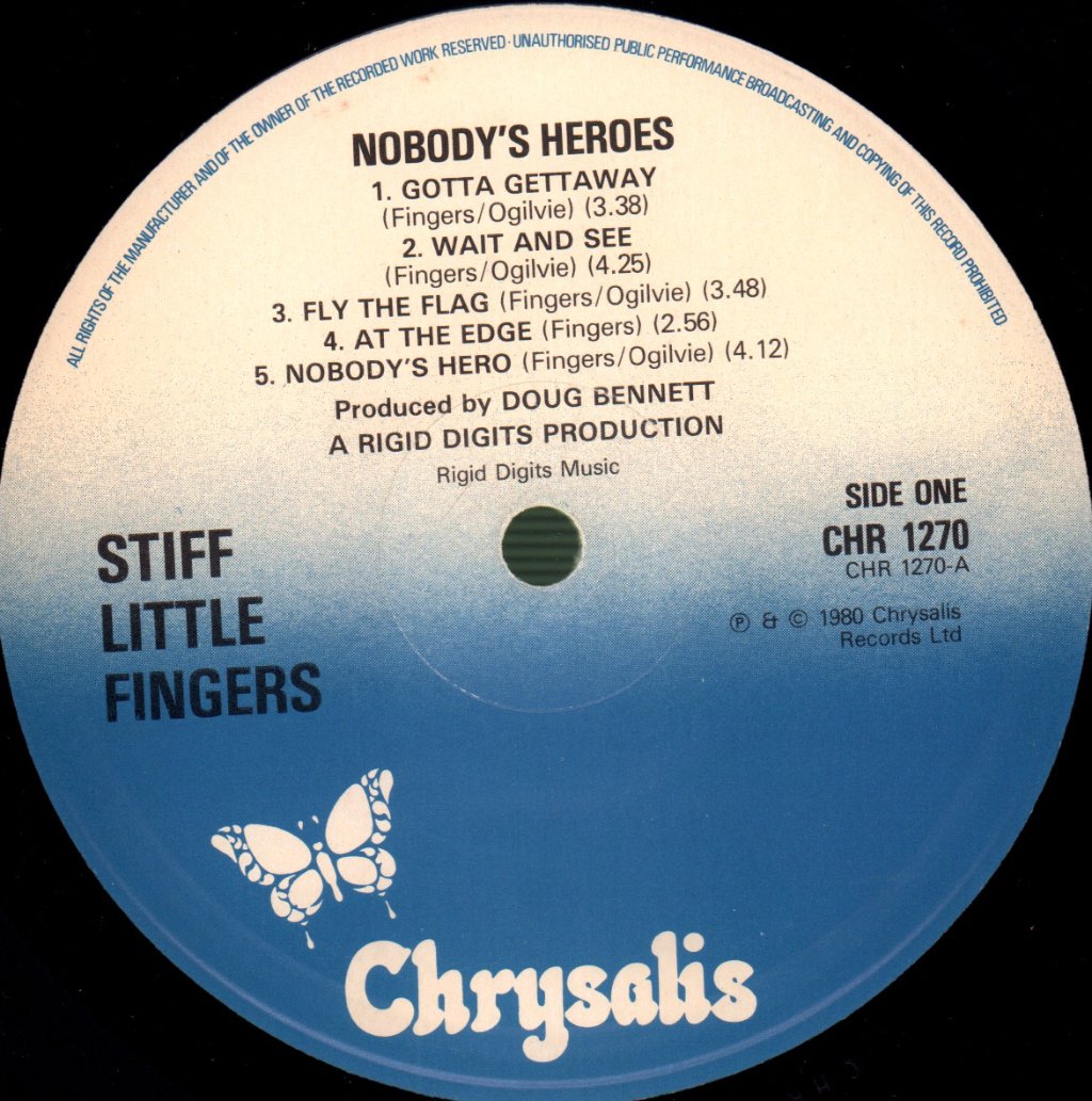 Stiff Little Fingers - Nobody's Heroes - Lp