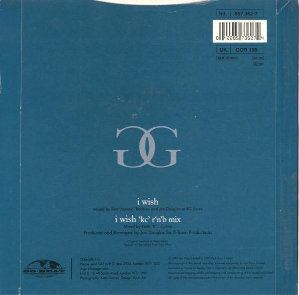 Gabrielle - I Wish - 7 Inch