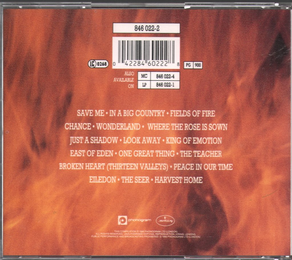 Big Country - Through A Big Country - Cd