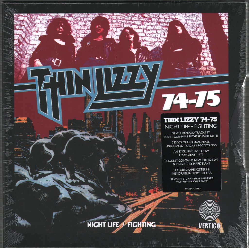 Thin Lizzy - 74-75 - Night Life / Fighting - Cd Box Set