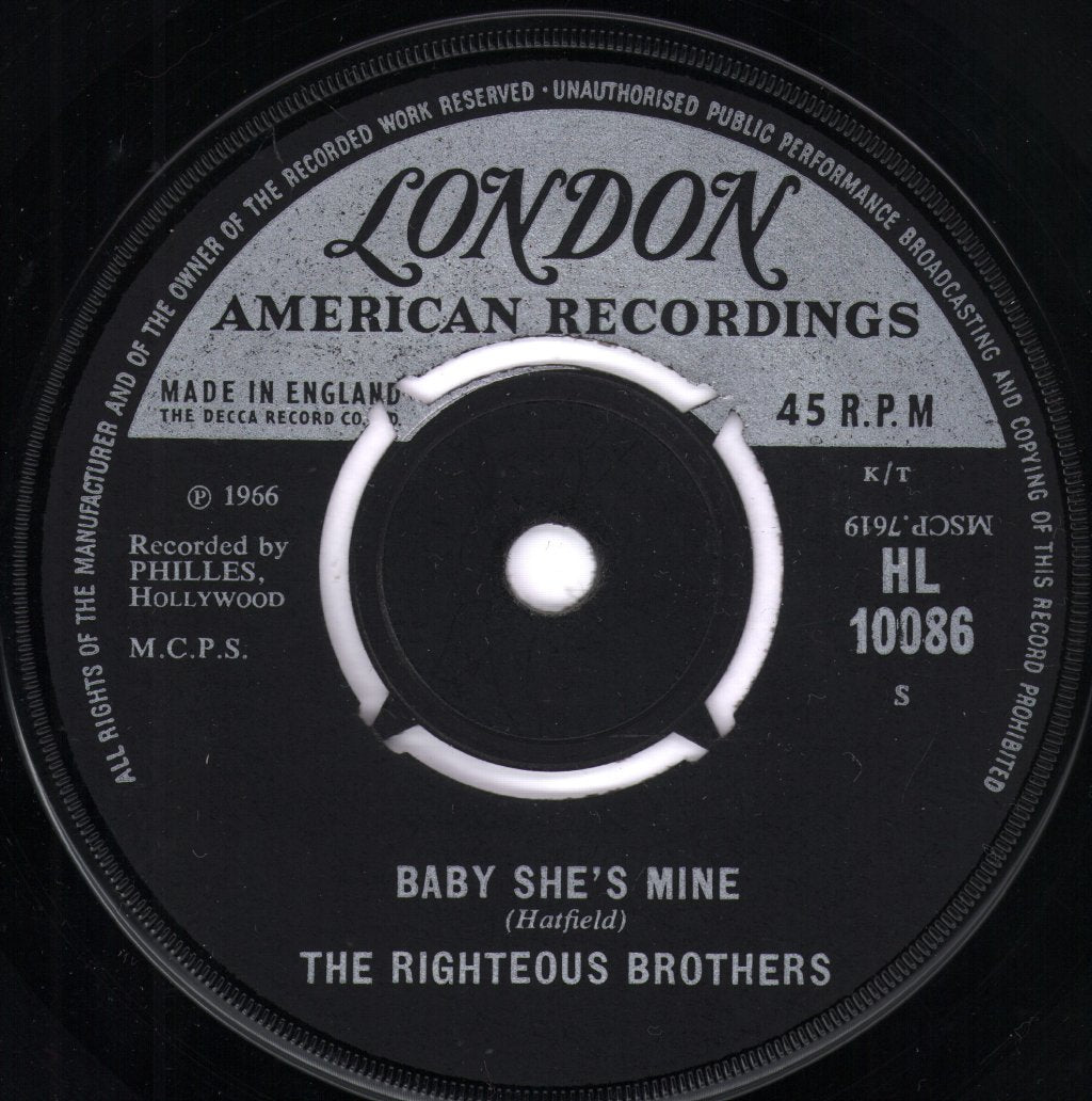 Righteous Brothers - White Cliffs Of Dover - 7 Inch