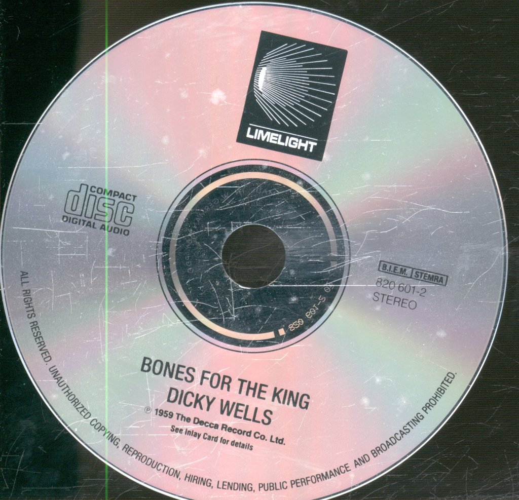 Dickie Wells - Bones For The King - Cd