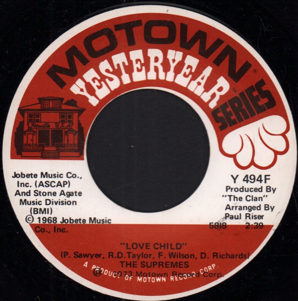 Supremes - Love Child - 7 Inch
