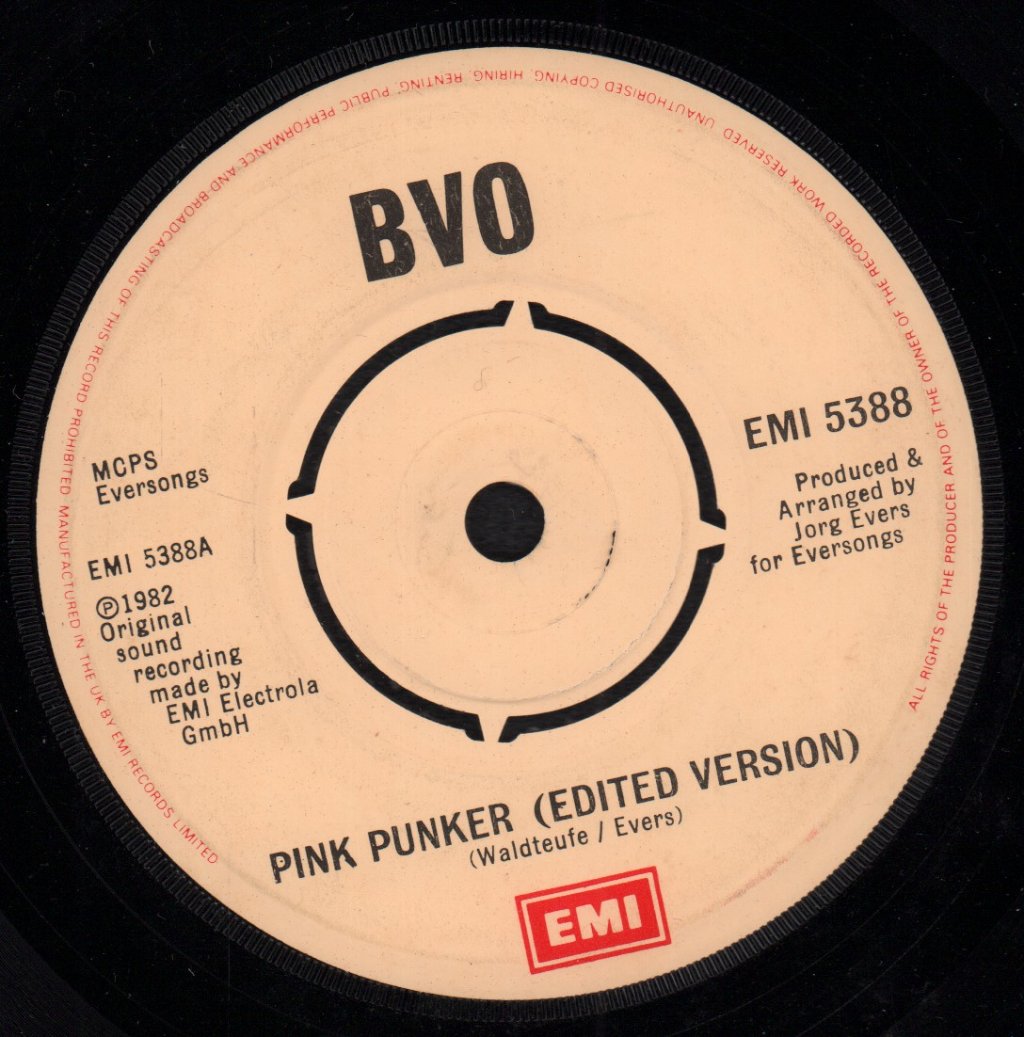 Bvo - Pink Punker - 7 Inch