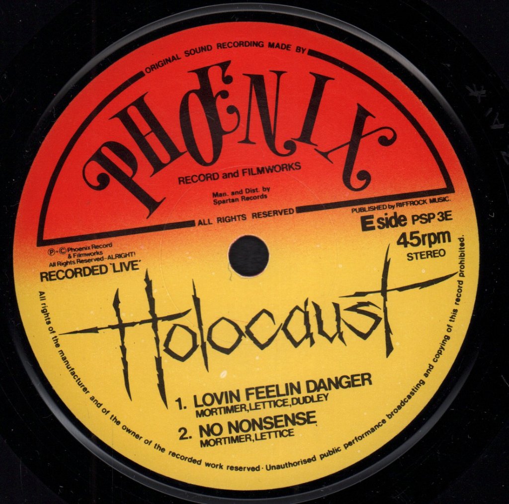 Holocaust - Live From The Raw Loud N' Live Tour - 7 Inch