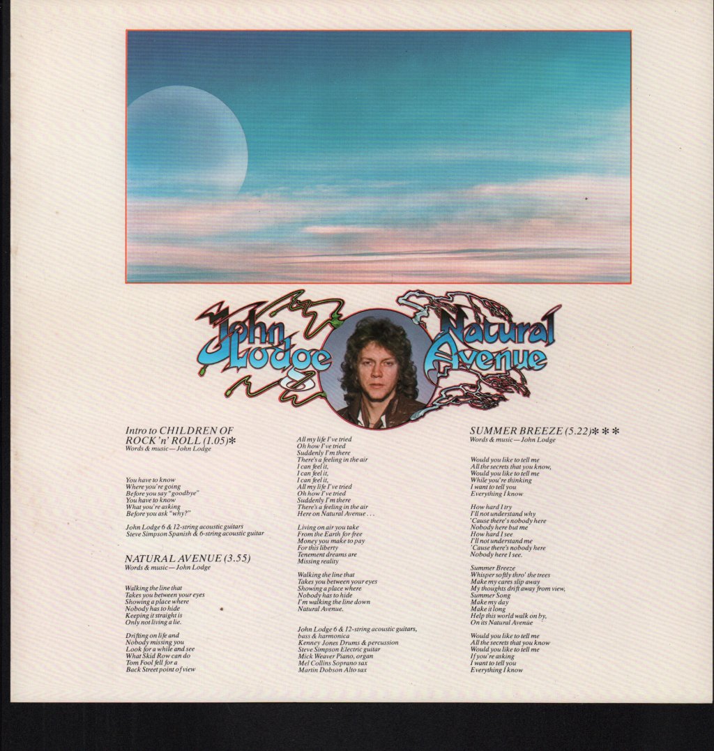 John Lodge - Natural Avenue - Lp