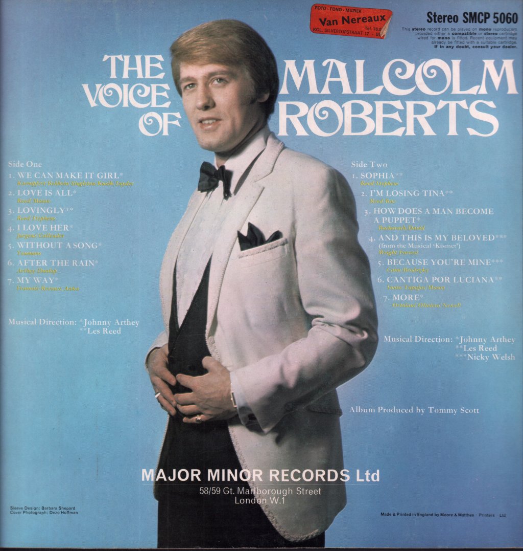 Malcolm Roberts - Voice Of - Lp