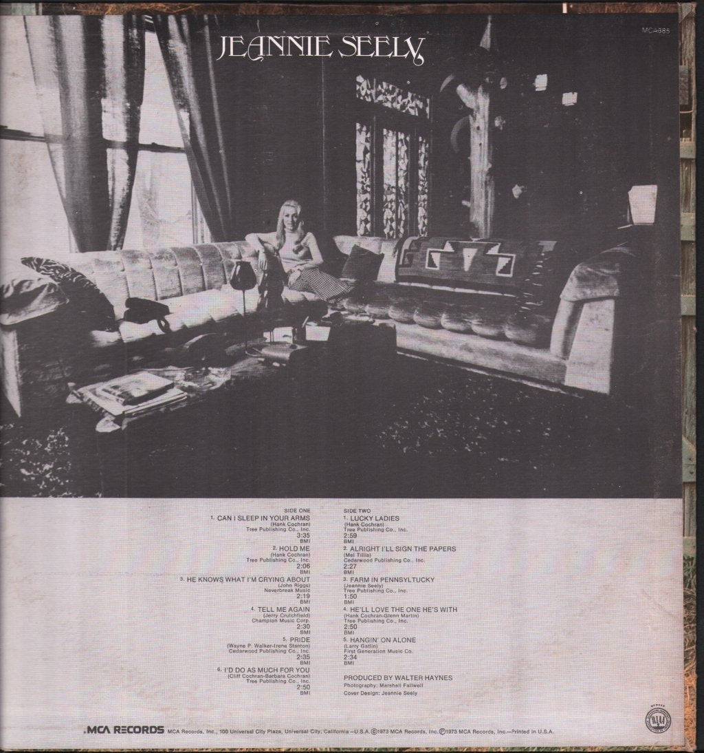 Jeannie Seely - Can I Sleep In Your Arms Tonight - Lp