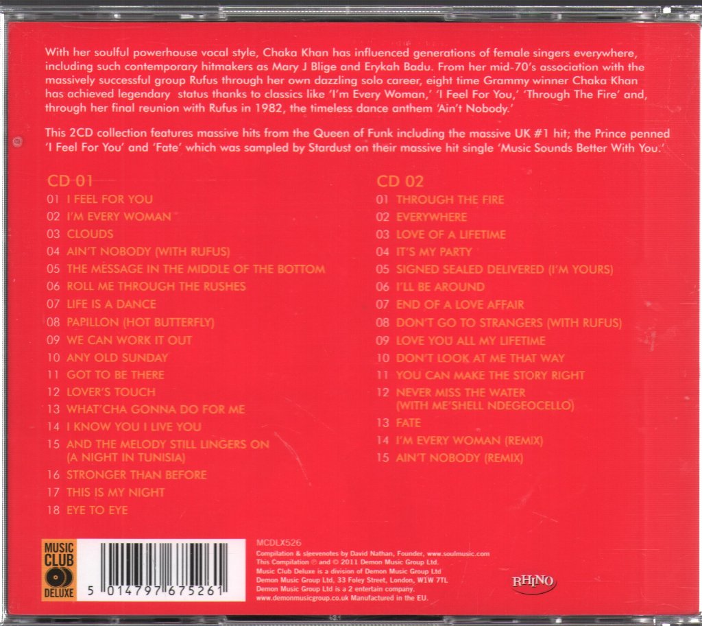 Chaka Khan - Essential Chaka Khan - Double Cd