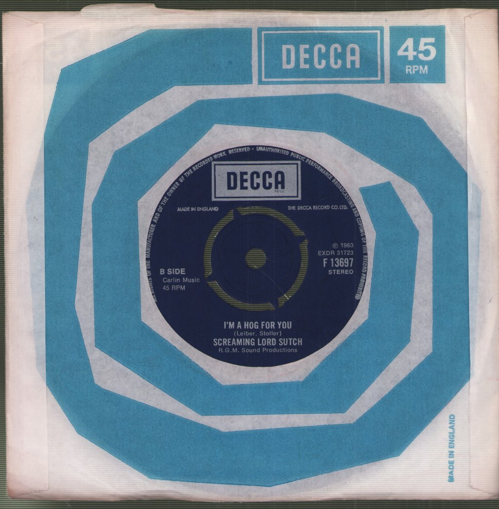 Screaming Lord Sutch - Jack The Ripper - 7 Inch