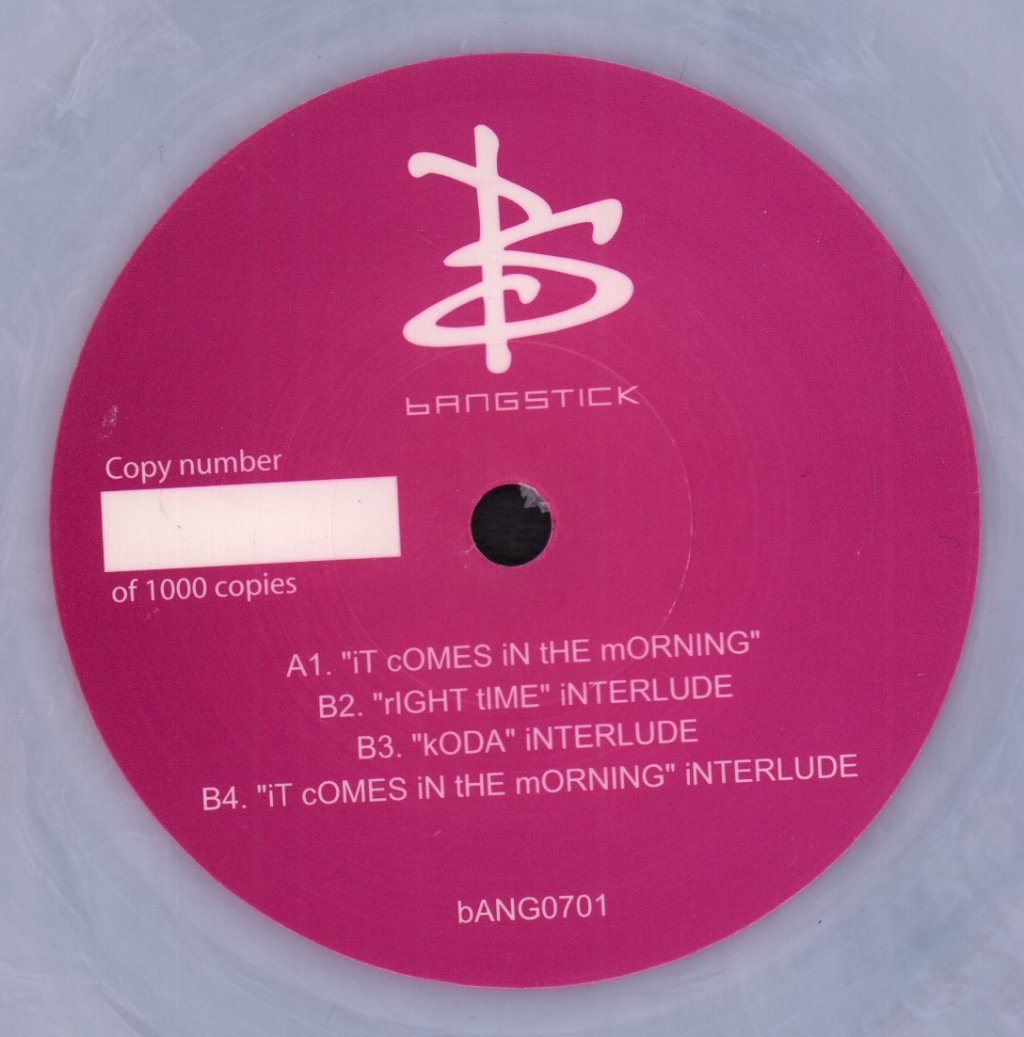 Bangstick - It Comes In The Morning - 7 Inch