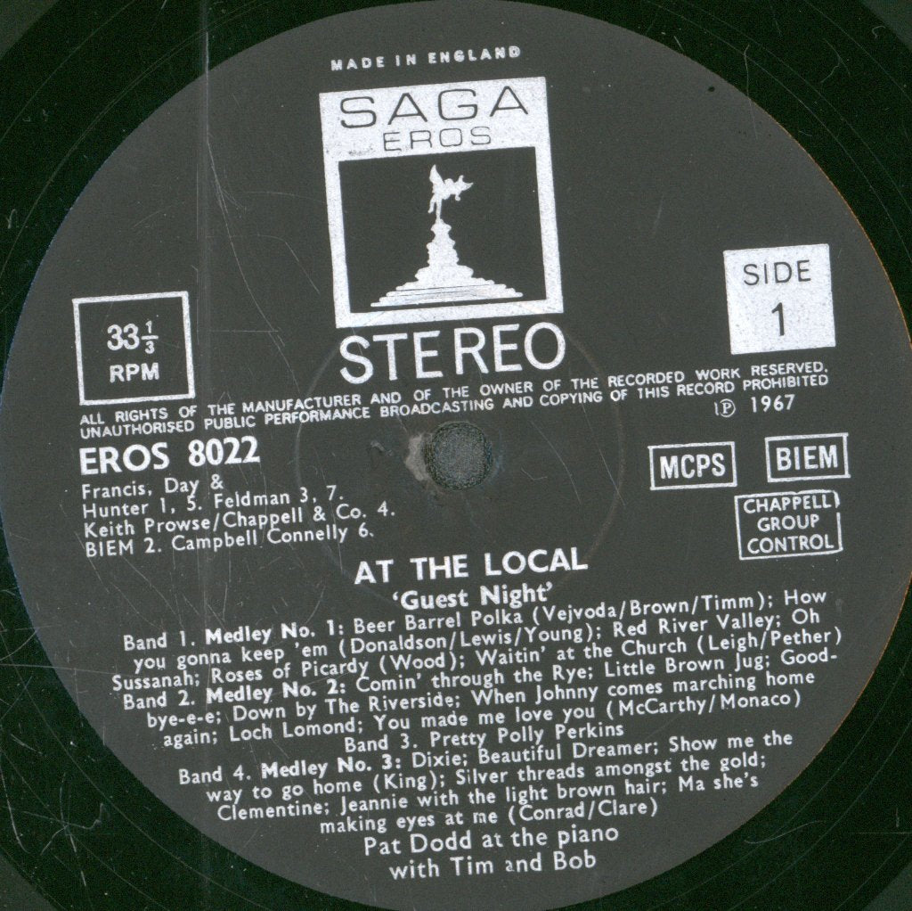 Pat Dodd - At The Local - Lp