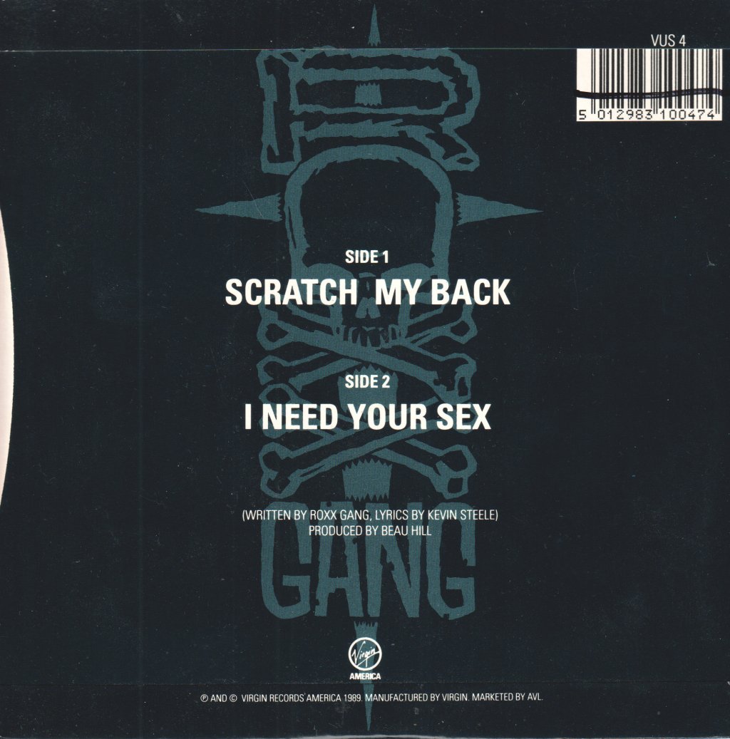 Roxx Gang - Scratch My Back - 7 Inch