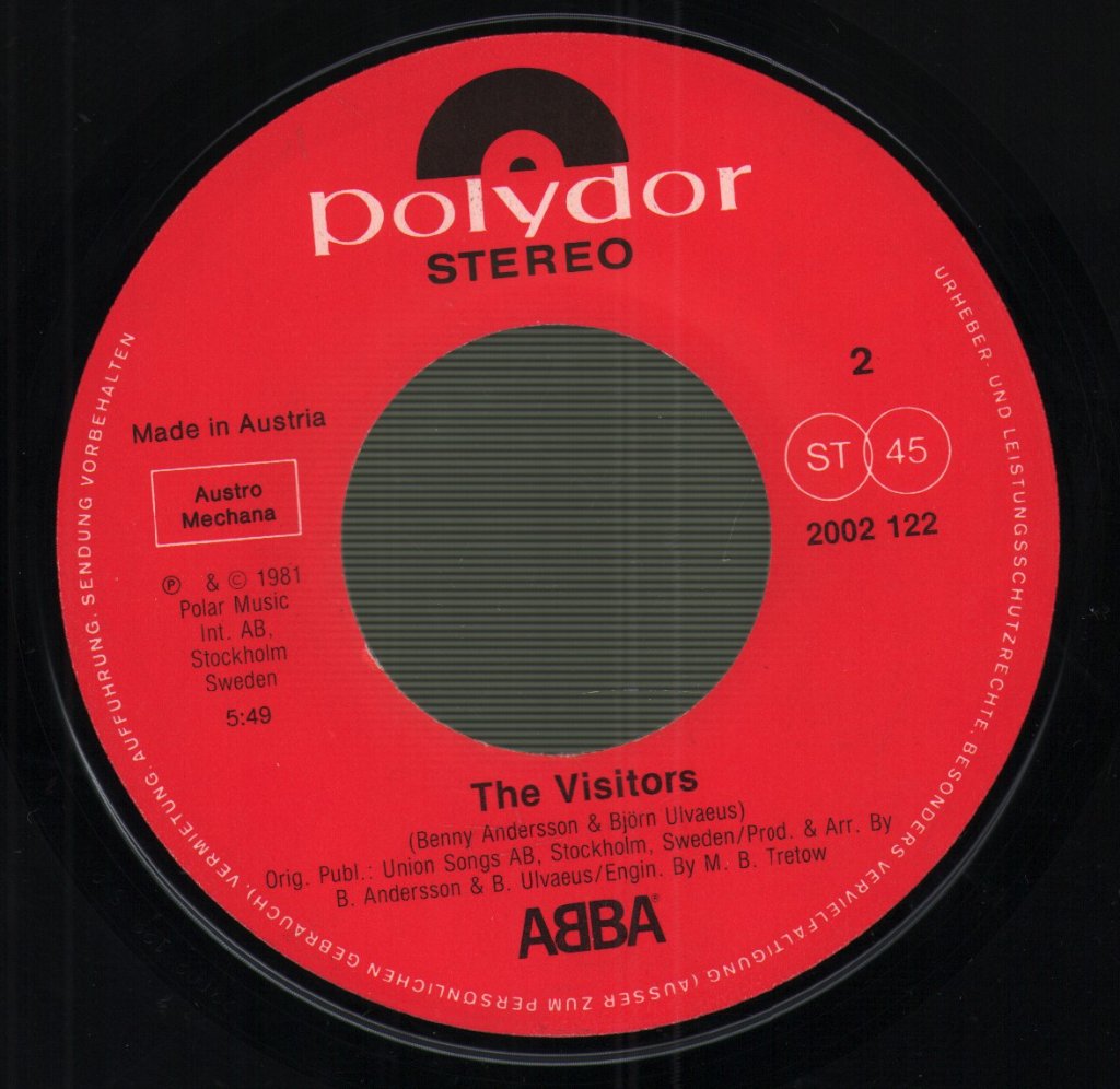 ABBA - Head Over Heels - 7 Inch