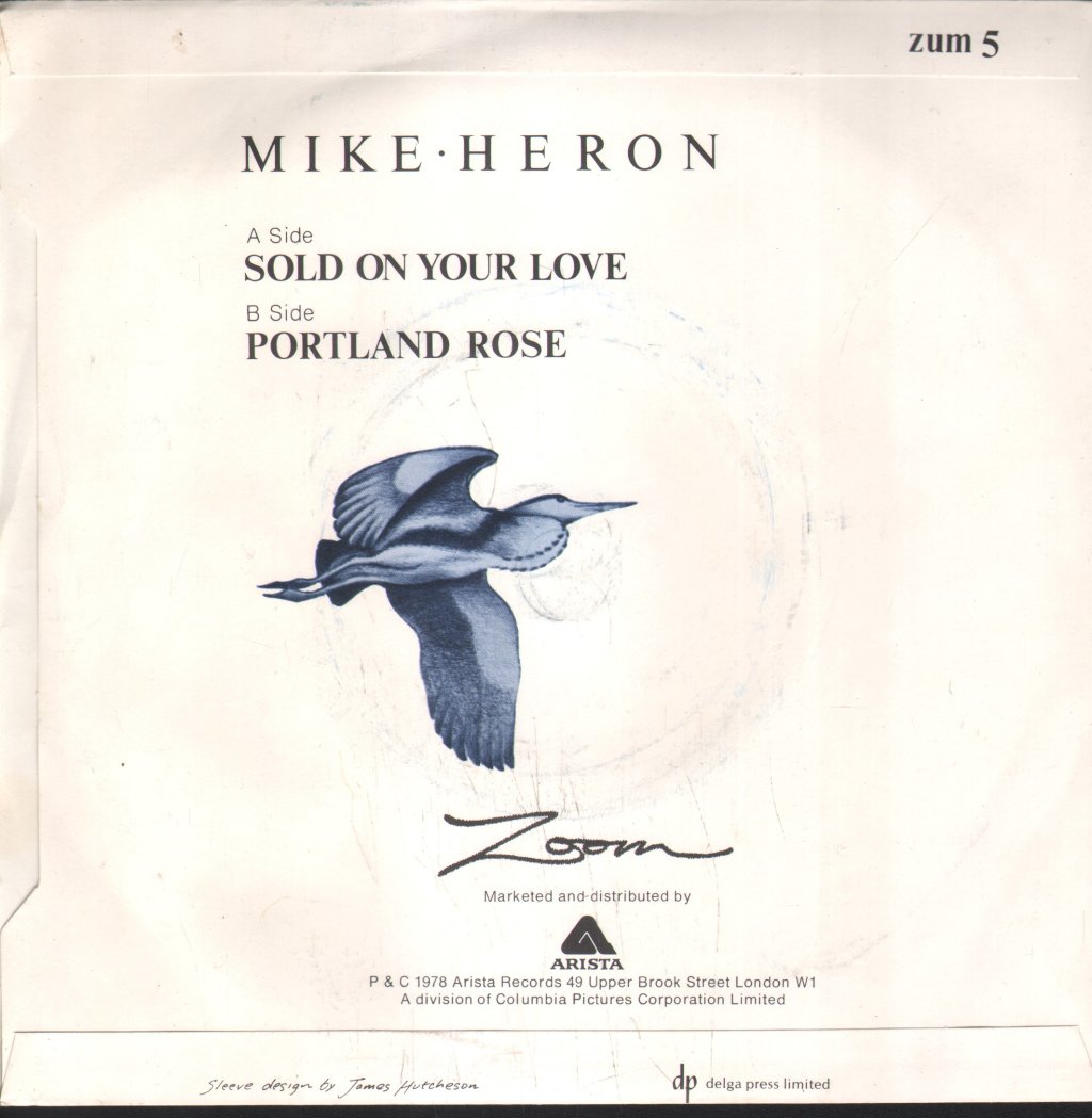Mike Heron - Sold On Your Love - 7 Inch