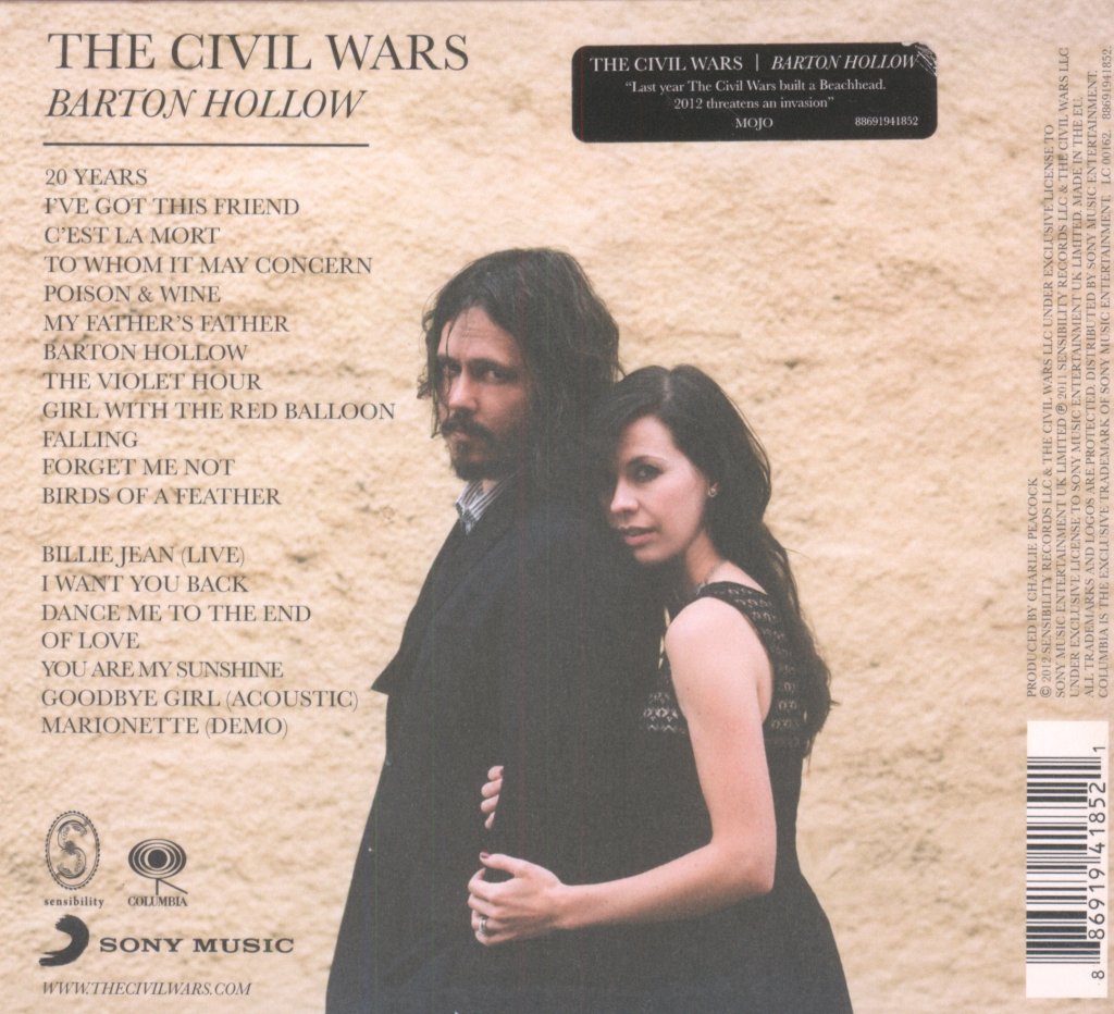 Civil Wars - Barton Hollow - Cd