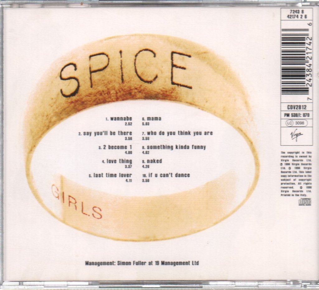 Spice Girls - Spice - Cd