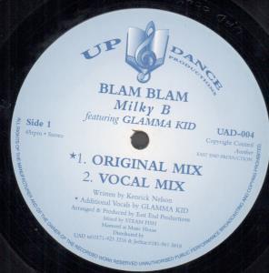 Milky B Featuring Glamma Kid - Blam Blam - 12 Inch