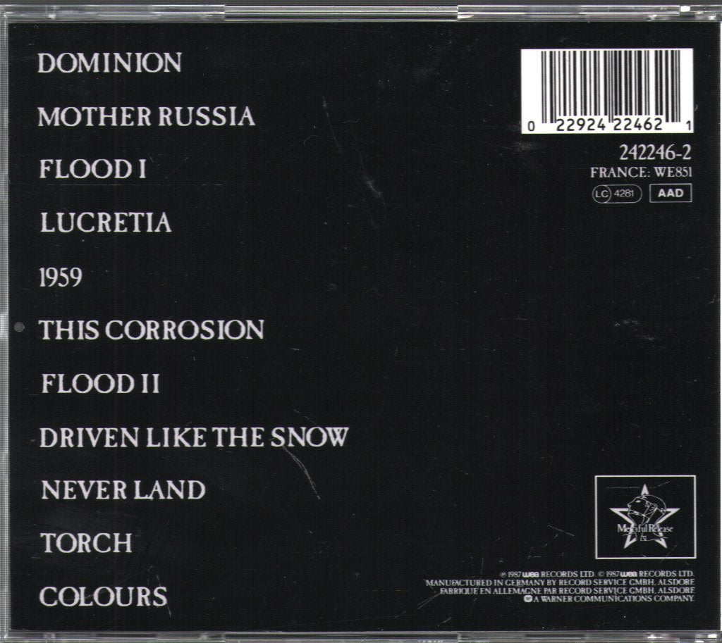 Sisters Of Mercy - Floodland - Cd