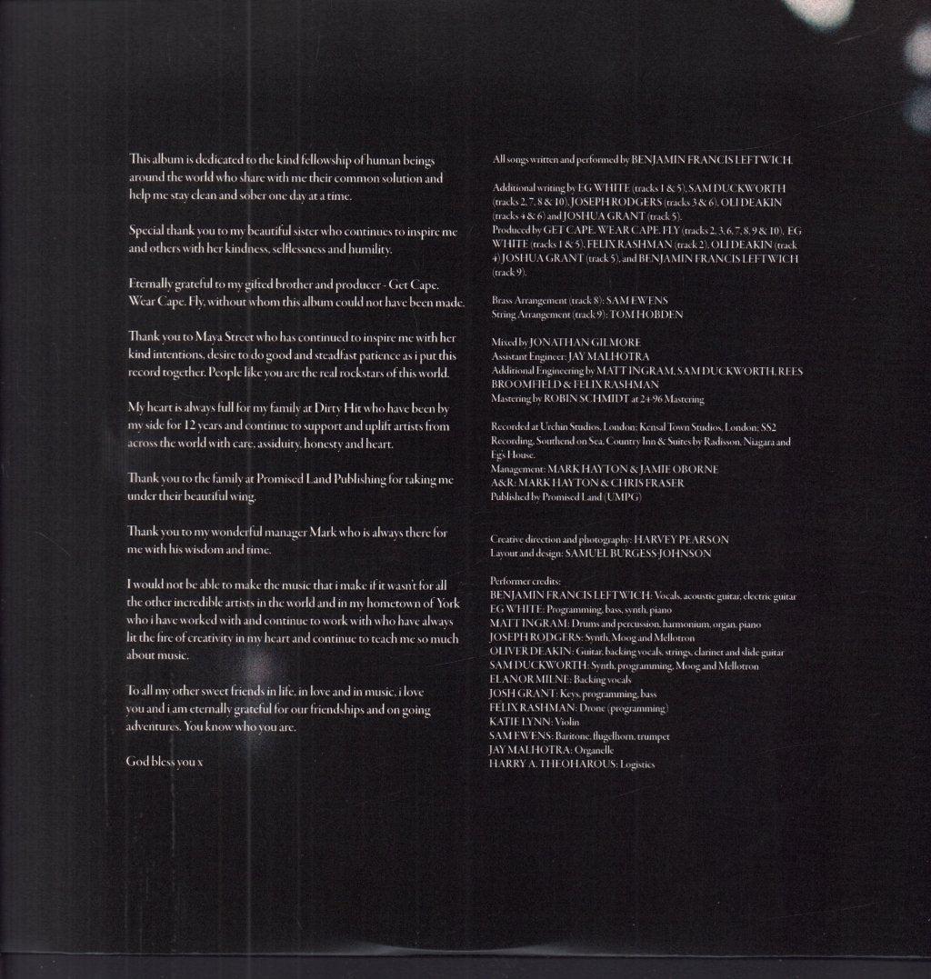 Benjamin Francis Leftwich - To Carry A Whale - Lp