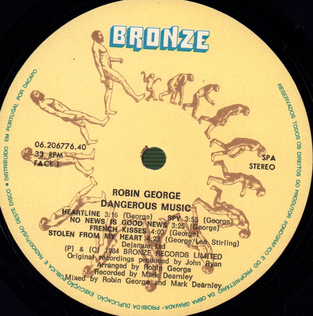 Robin George - Dangerous Music - Lp