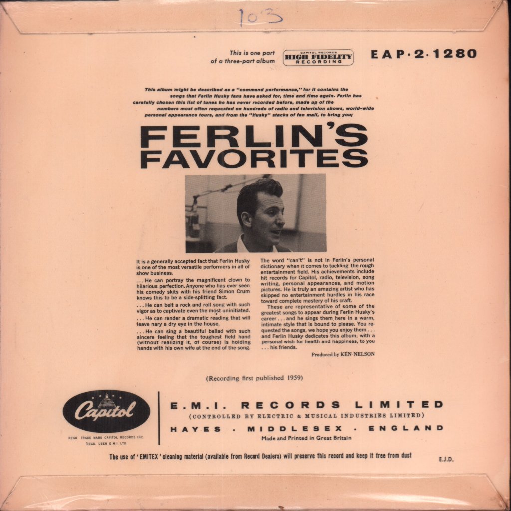 Ferlin Husky - Ferlin's Favorites - 7 Inch