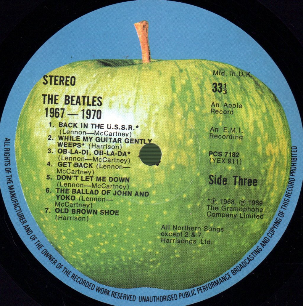 Beatles - 1967-1970 - Double Lp
