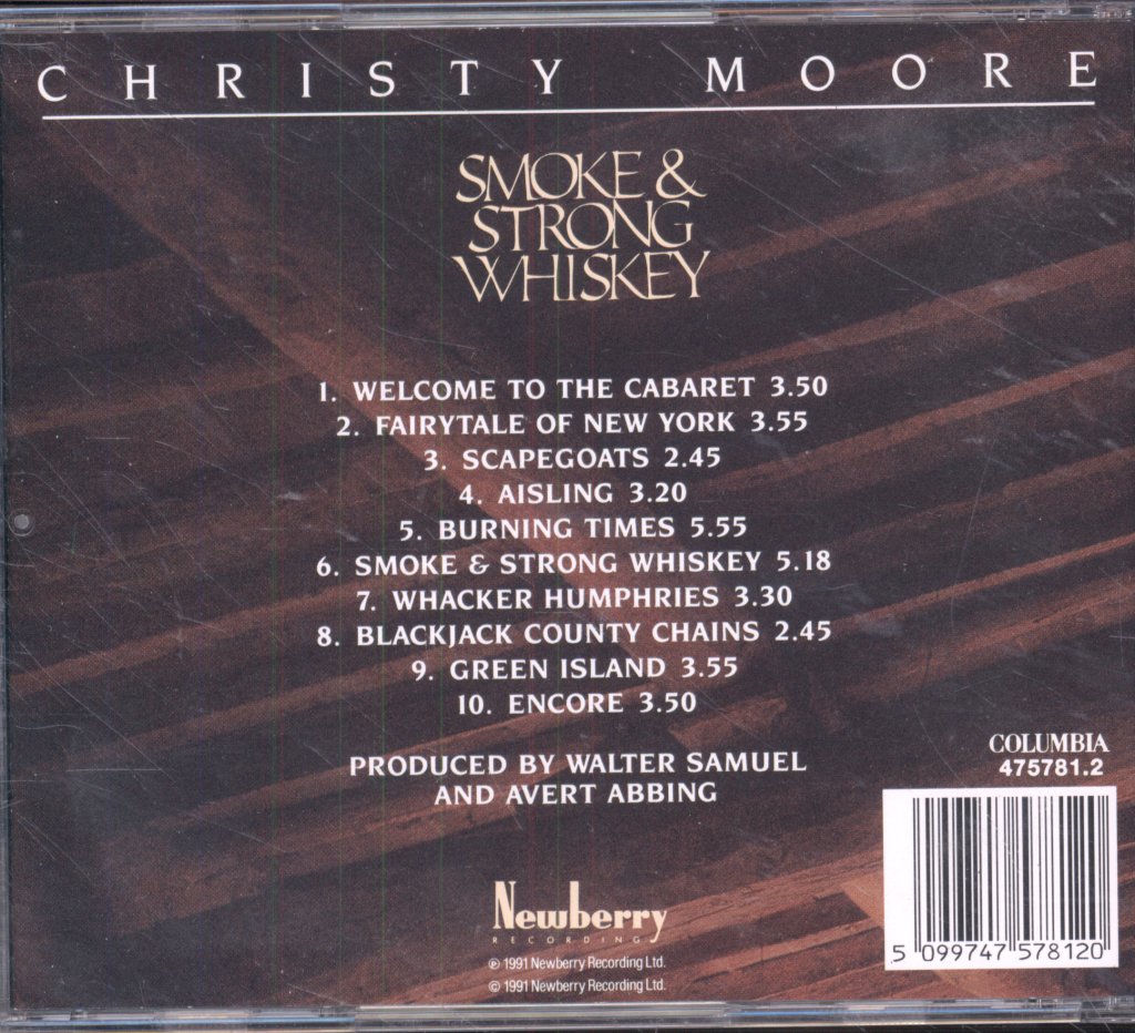 Christy Moore - Smoke & Strong Whiskey - Cd