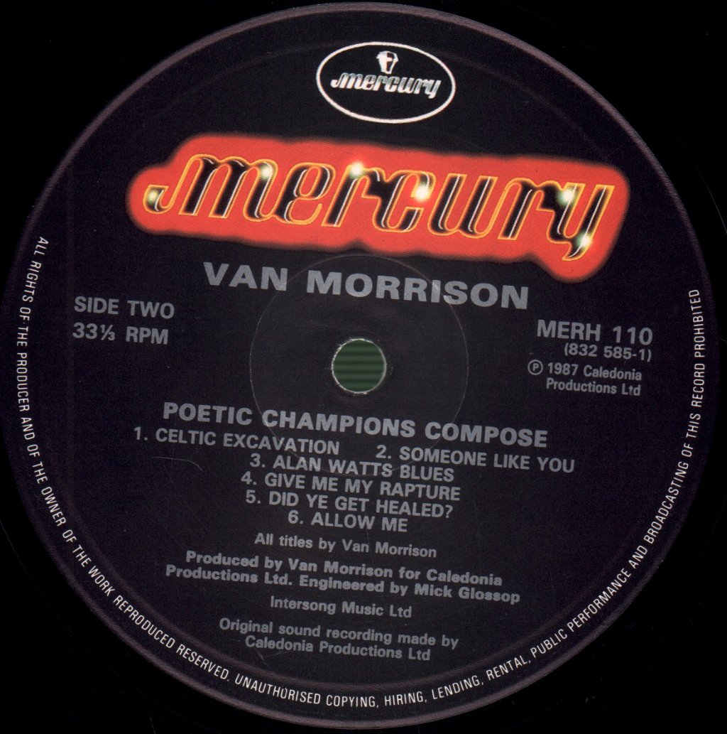 Van Morrison - Poetic Champions Compose - Lp