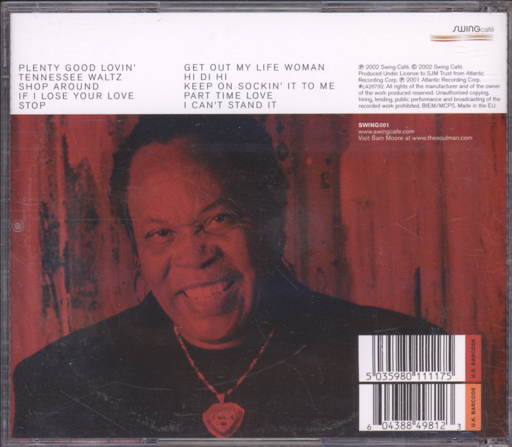 Sam Moore - Plenty Good Lovin' - Cd
