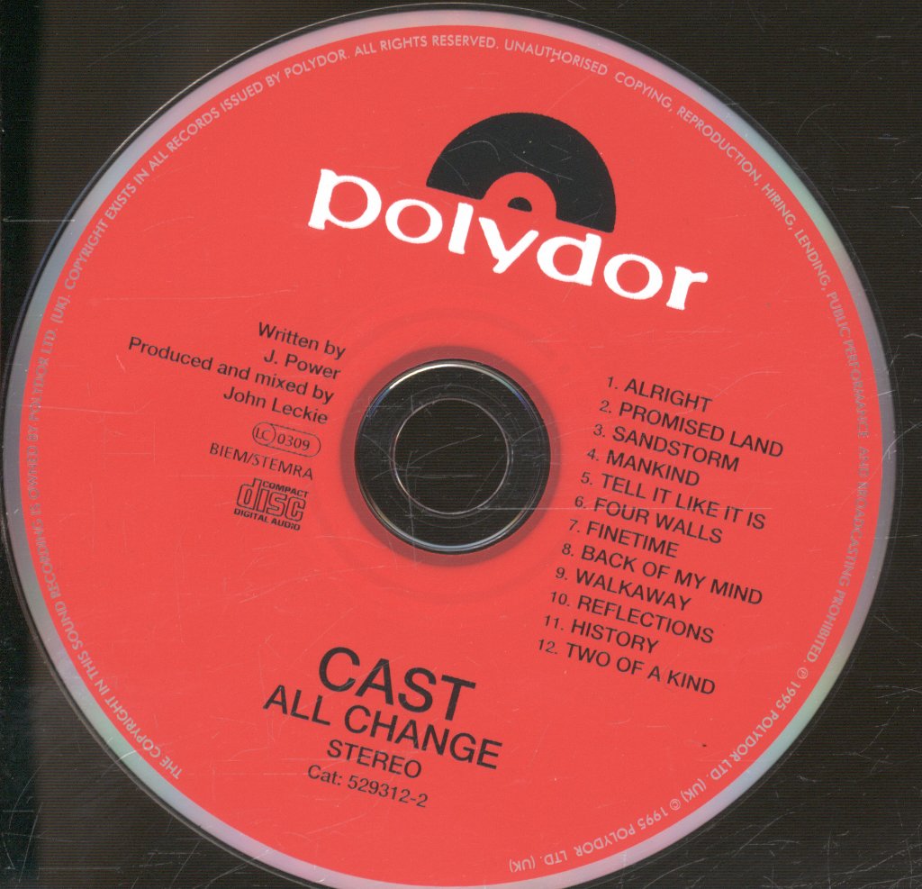 Cast (Liverpool Band) - All Change - Cd