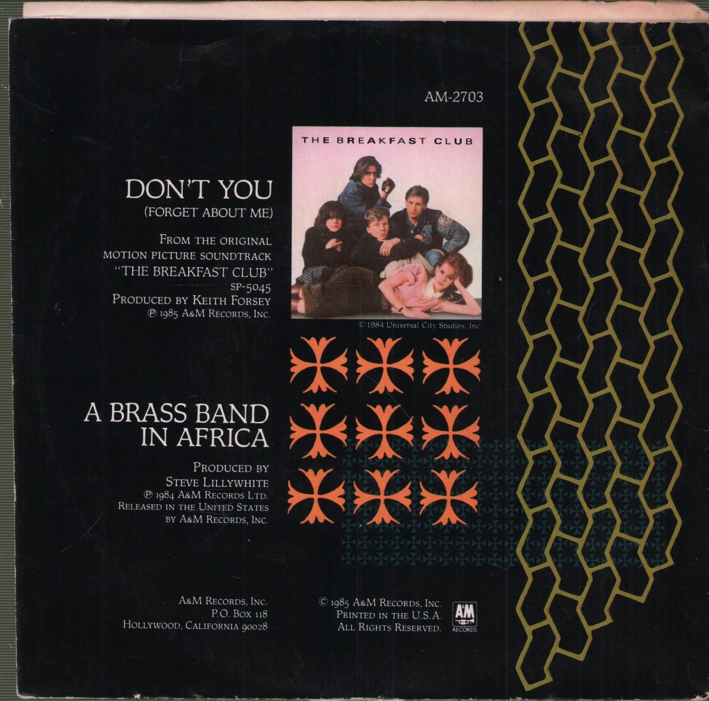 Simple Minds - Don't You (Forget About Me) - 7 Inch