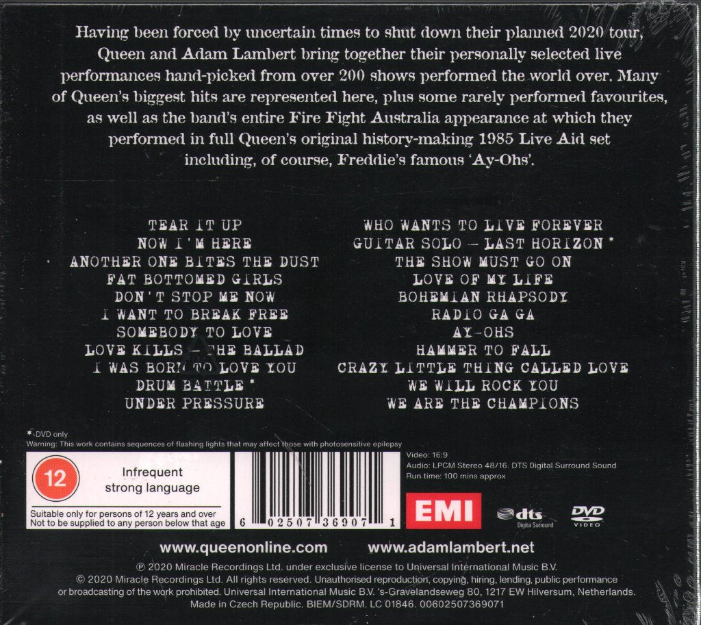 Queen + Adam Lambert - Live Around The World - Cd Set