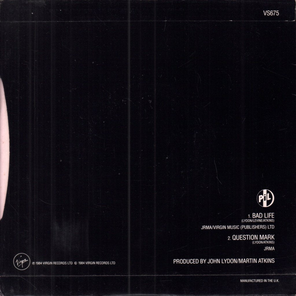Public Image Ltd - Bad Life - 7 Inch