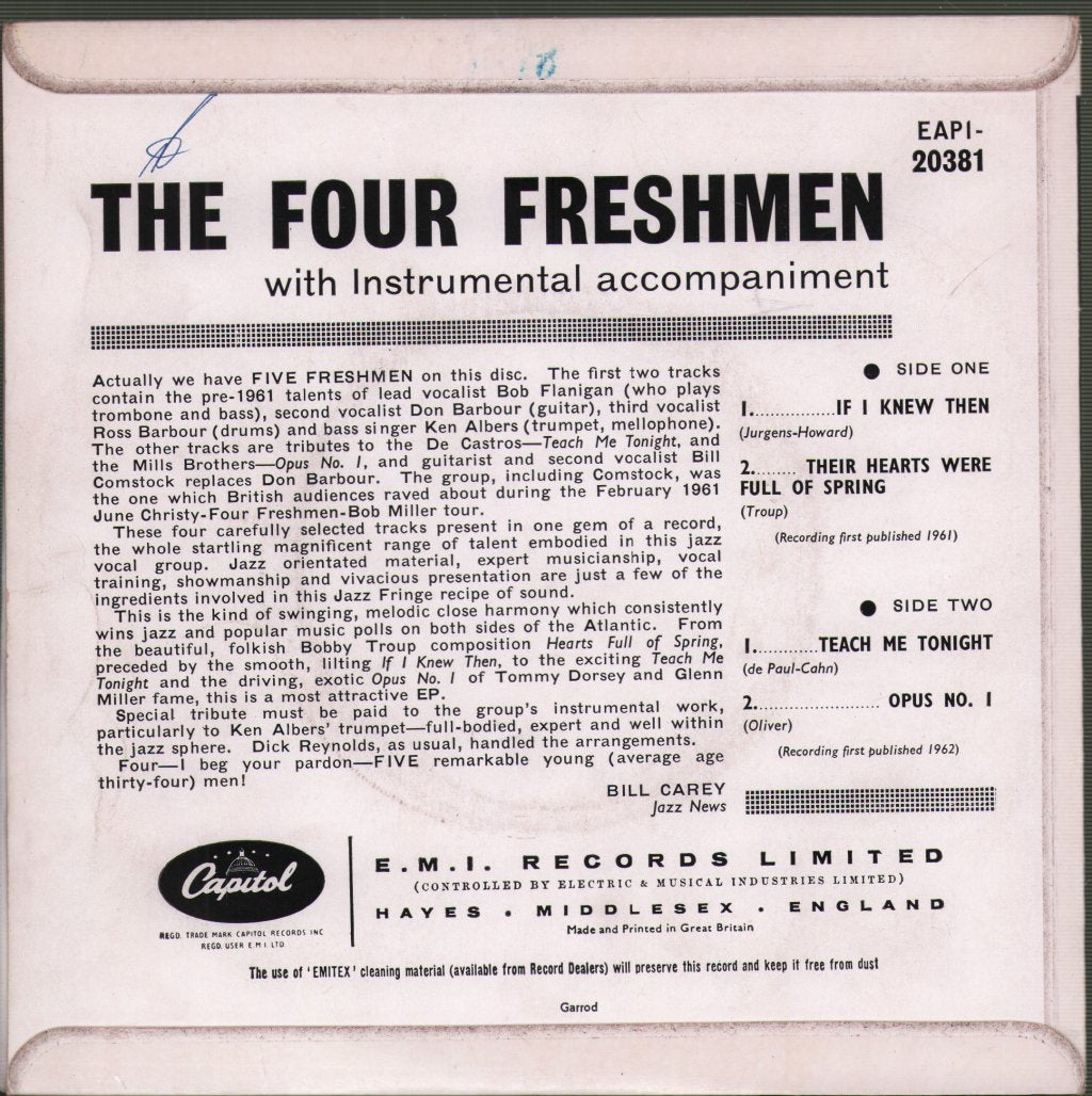 Four Freshmen - Four Freshmen - 7 Inch