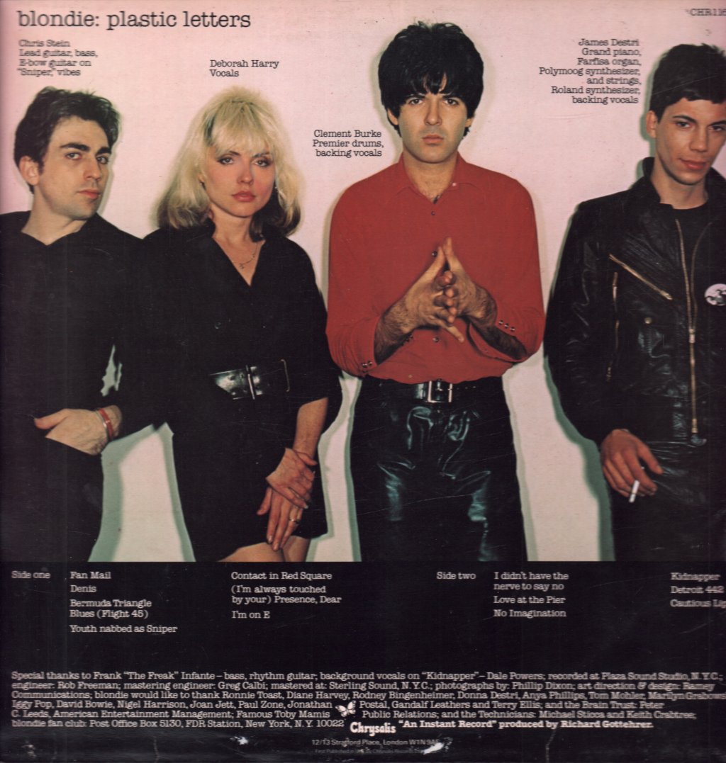Blondie - Plastic Letters - Lp