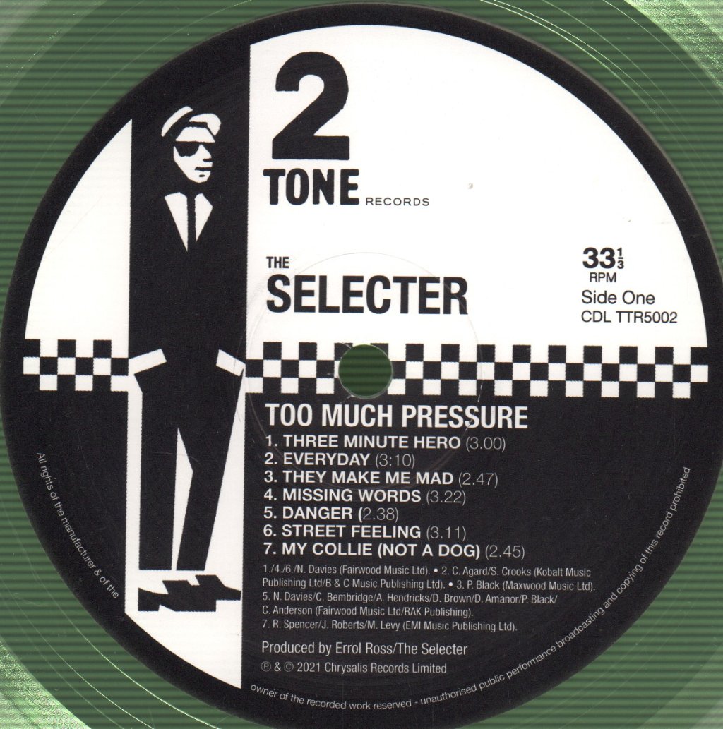 Selecter - Too Much Pressure - Lp